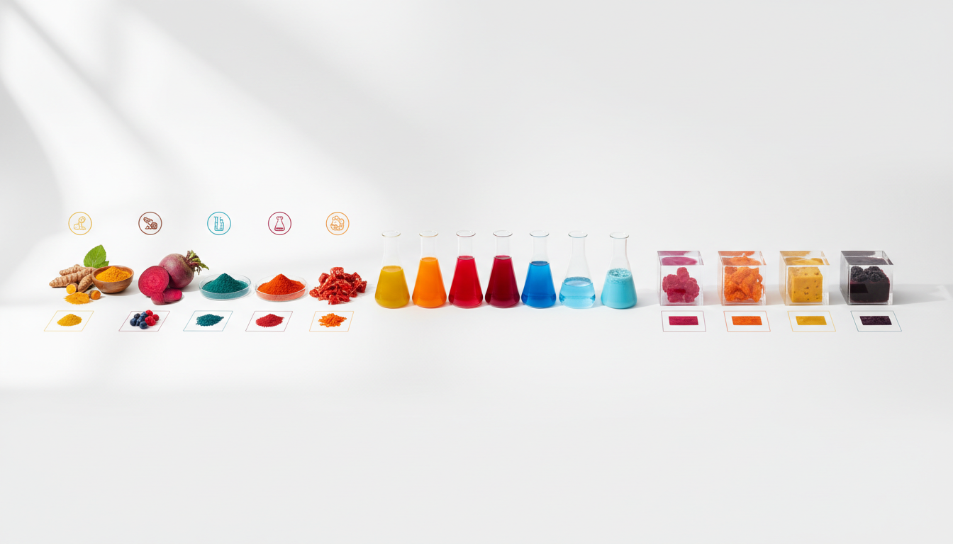 Food Colours: Types, Applications, Selection & Quality Considerations